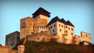 castle, trencin, slovakia